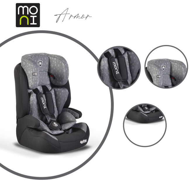 Стол за кола Armor Premium сив