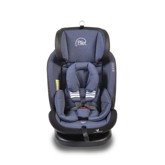 Стол за кола с Isofix система Pilot 360° деним Стол за кола с Isofix система Pilot 360° деним