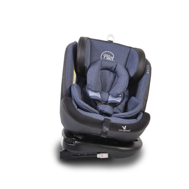 Стол за кола с Isofix система Pilot 360° деним Стол за кола с Isofix система Pilot 360° деним