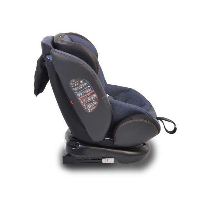 Стол за кола с Isofix система Pilot 360° деним Стол за кола с Isofix система Pilot 360° деним