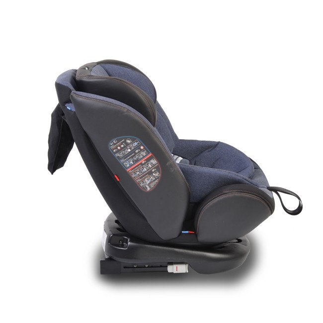 Стол за кола с Isofix система Pilot 360° деним Стол за кола с Isofix система Pilot 360° деним