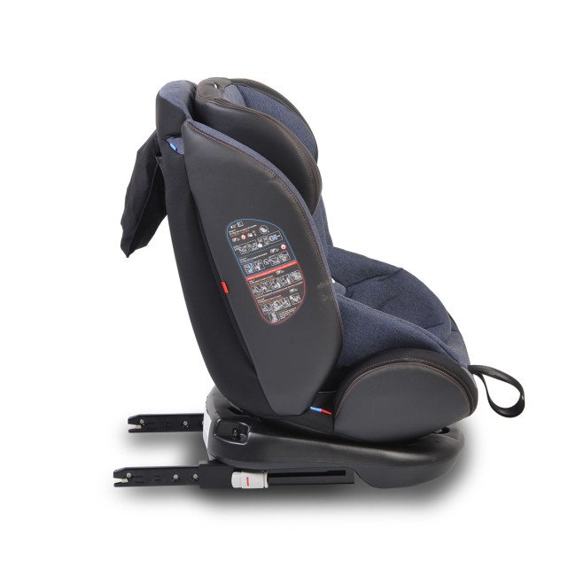 Стол за кола с Isofix система Pilot 360° деним Стол за кола с Isofix система Pilot 360° деним