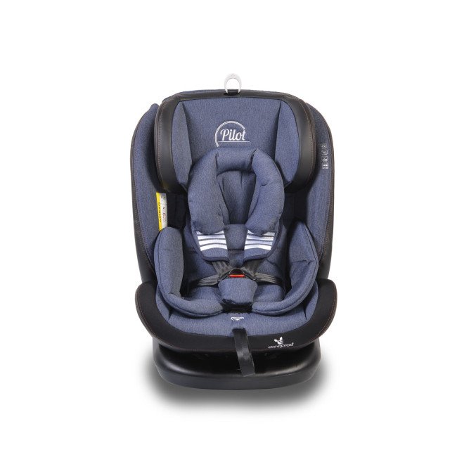 Стол за кола с Isofix система Pilot 360° деним Стол за кола с Isofix система Pilot 360° деним