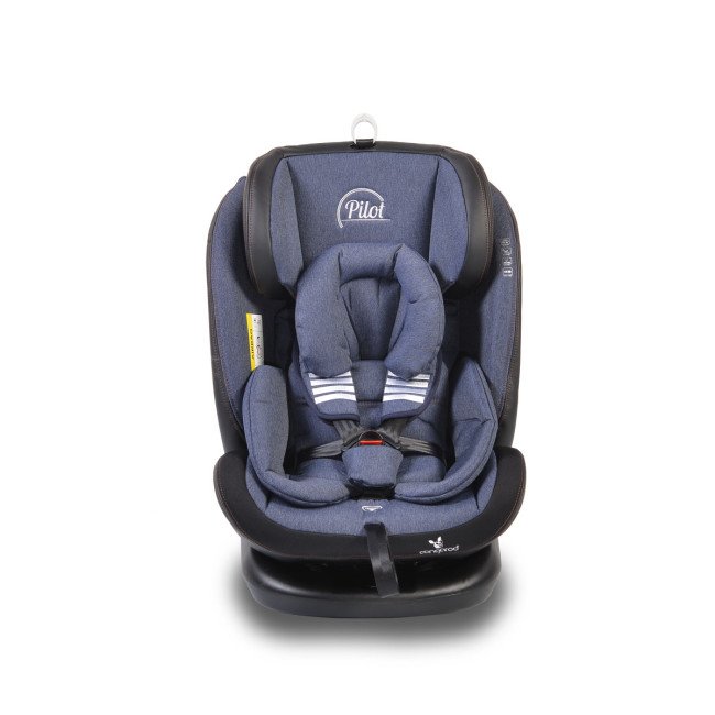 Стол за кола с Isofix система Pilot 360° деним Стол за кола с Isofix система Pilot 360° деним