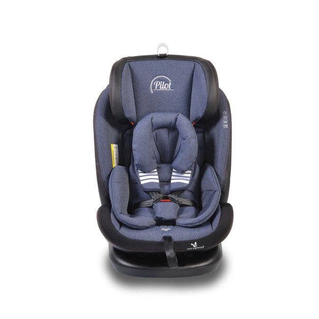 Стол за кола с Isofix система Pilot 360° деним Стол за кола с Isofix система Pilot 360° деним