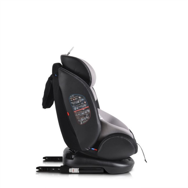 Стол за кола с Isofix система Pilot 360° сив Стол за кола с Isofix система Pilot 360° сив