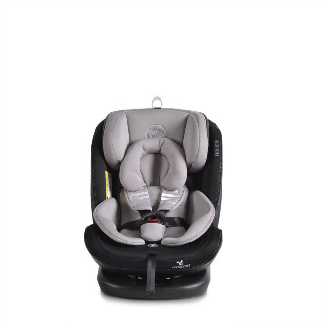 Стол за кола с Isofix система Pilot 360° сив Стол за кола с Isofix система Pilot 360° сив