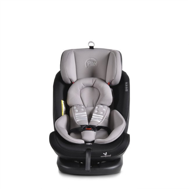 Стол за кола с Isofix система Pilot 360° сив Стол за кола с Isofix система Pilot 360° сив