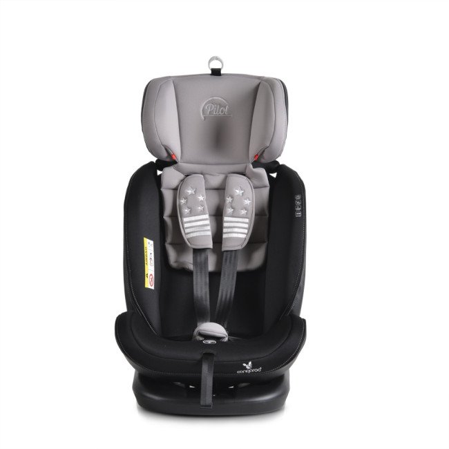 Стол за кола с Isofix система Pilot 360° сив Стол за кола с Isofix система Pilot 360° сив