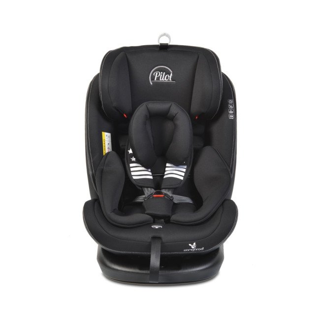 Стол за кола с Isofix система Pilot 360° черен Стол за кола с Isofix система Pilot 360° черен