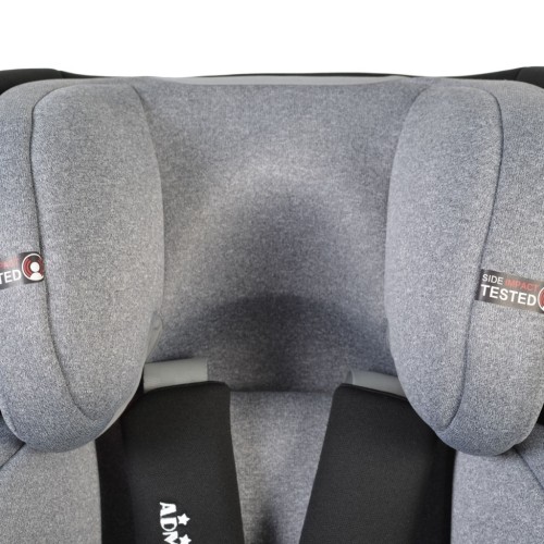 Стол за кола с Isofix система Admiral тъмносив Стол за кола с Isofix система Admiral тъмносив