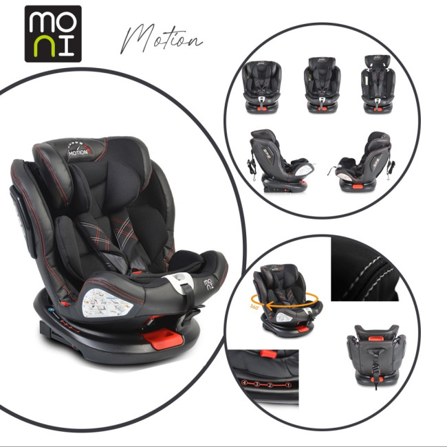 Стол за кола с Isofix система Motion 360° черен Стол за кола с Isofix система Motion 360° черен
