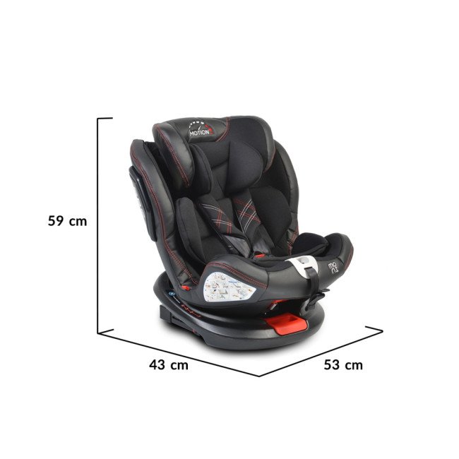 Стол за кола с Isofix система Motion 360° черен Стол за кола с Isofix система Motion 360° черен
