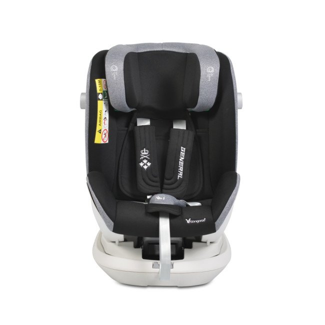 Стол за кола General I-Size с Isofix система 360° сив