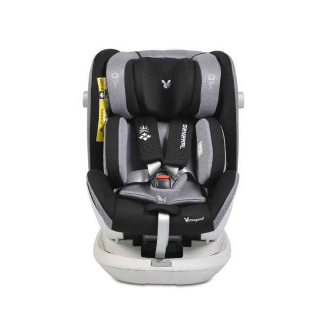 Стол за кола General I-Size с Isofix система 360° сив