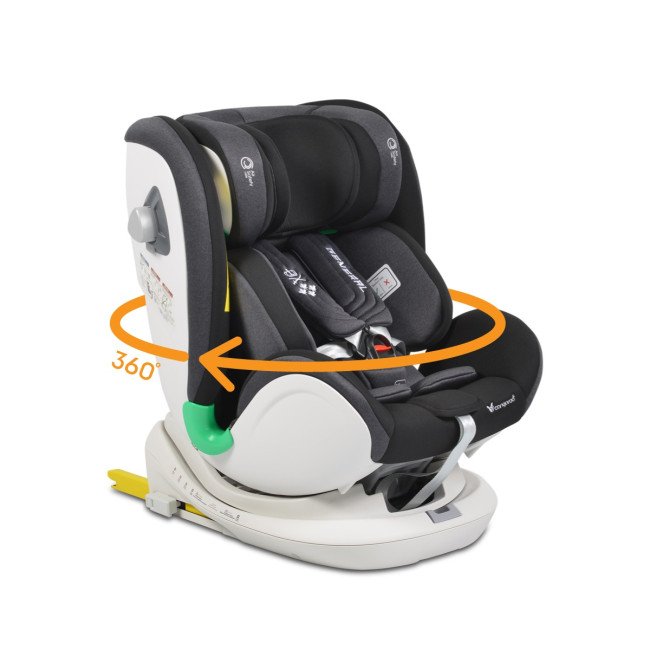Стол за кола General I-Size с Isofix система 360° черен