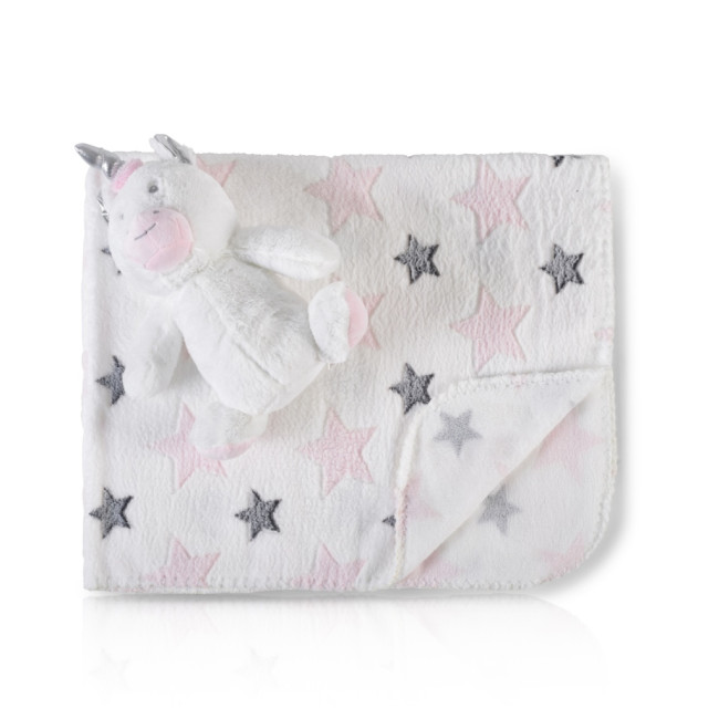 Бебешко одеяло 90/75 cm с играчка Unicorn Stars Бебешко одеяло 90/75 cm с играчка Unicorn Stars