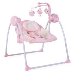 Електрическа люлка Baby Swing+ розов Електрическа люлка Baby Swing+ розов