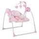 Електрическа люлка Baby Swing+ розов Електрическа люлка Baby Swing+ розов