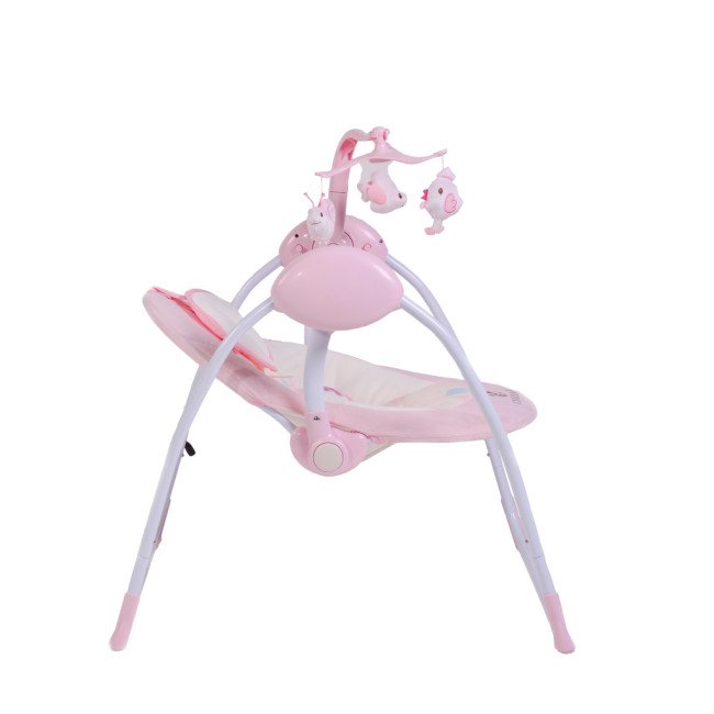 Електрическа люлка Baby Swing+ розов Електрическа люлка Baby Swing+ розов