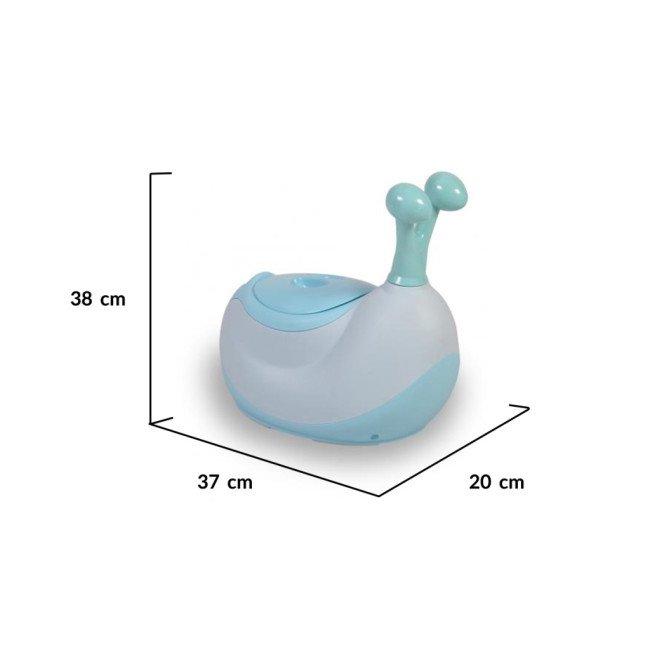 Гърне Snail син