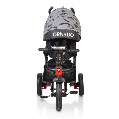Детска триколка Tornado с музикално табло червен Детска триколка Tornado с музикално табло червен