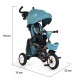 Детска триколка Flexy Lux тюркоаз Детска триколка Flexy Lux тюркоаз