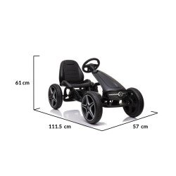 Картинг Mercedes Benz Go Kart EVA черен