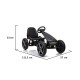 Картинг Mercedes Benz Go Kart EVA черен Картинг Mercedes Benz Go Kart EVA черен