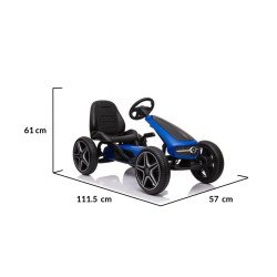Картинг Mercedes Benz Go Kart EVA син