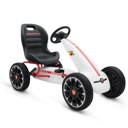Картинг кола Abarth 500 Assetto corse бял Картинг кола Abarth 500 Assetto corse бял