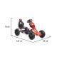 Картинг кола Adrenaline PVC - 1504 червен Картинг кола Adrenaline PVC - 1504 червен