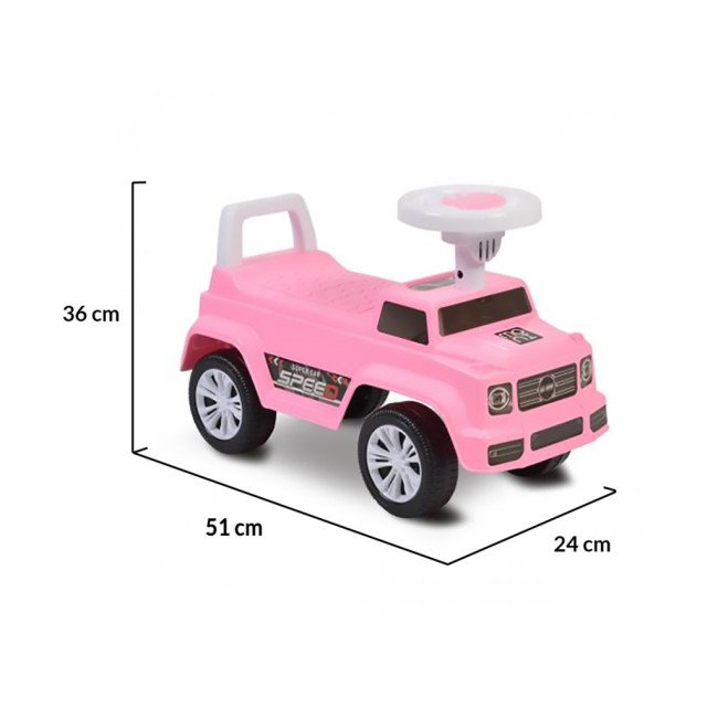 Кола за бутане Speed JY-Z12 розов