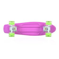 Скейтборд Spice LED 22" розов