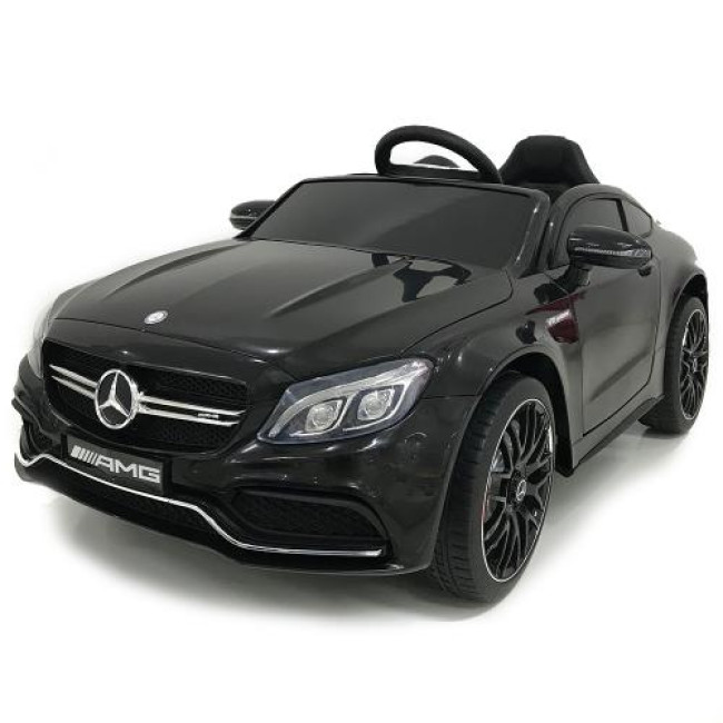 Акумулаторна кола Mercedes C63S QY1588 черен металик Акумулаторна кола Mercedes C63S QY1588 черен металик