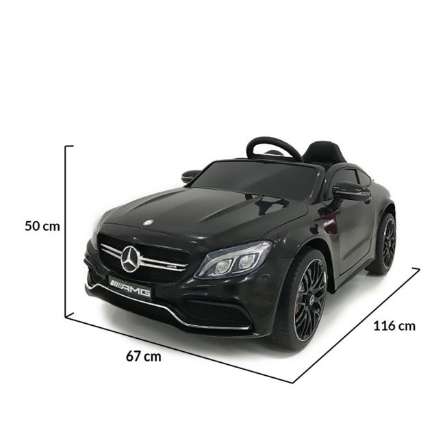 Акумулаторна кола Mercedes C63S QY1588 черен металик Акумулаторна кола Mercedes C63S QY1588 черен металик
