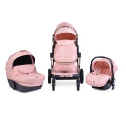 Комбинирана детска количка Polly 3в1 розов Комбинирана детска количка Polly 3в1 розов