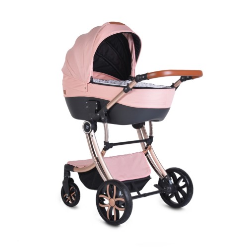 Комбинирана детска количка Polly 3в1 розов Комбинирана детска количка Polly 3в1 розов