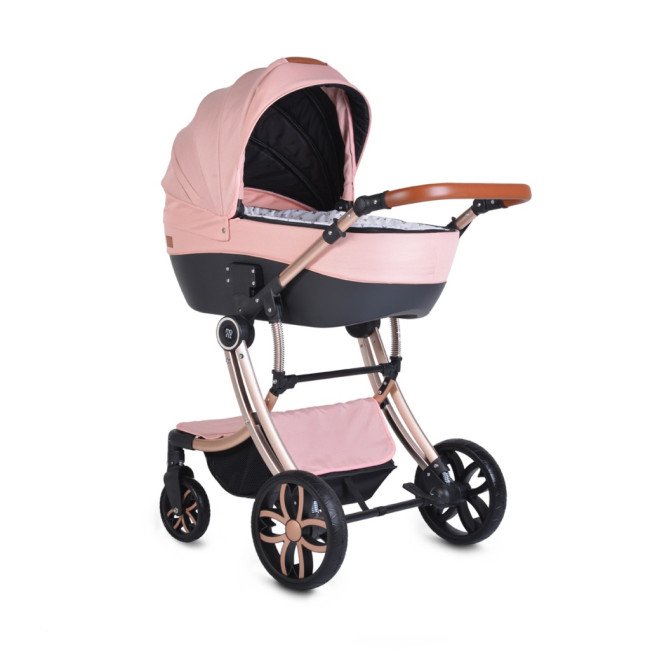 Комбинирана детска количка Polly 3в1 розов