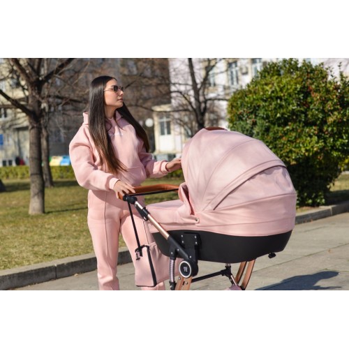 Комбинирана детска количка Polly 3в1 розов Комбинирана детска количка Polly 3в1 розов