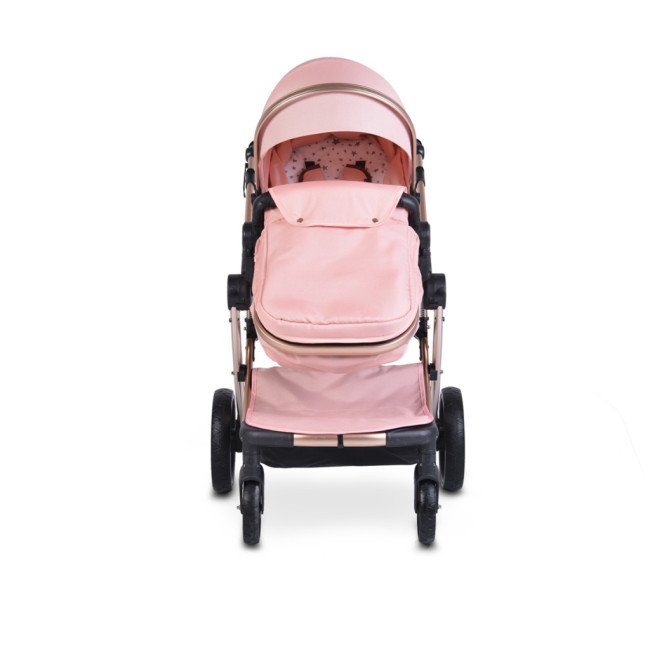 Комбинирана детска количка Polly 3в1 розов