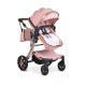 Комбинирана детска количка Polly 3в1 розов