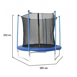 Батут 183cm (6ft) с вътрешна мрежа Spring