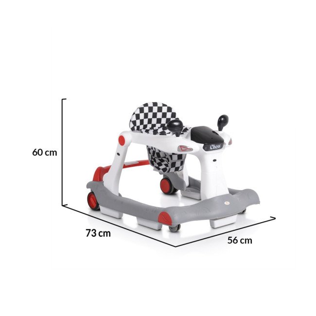 Проходилка Chess 2в1 червен
