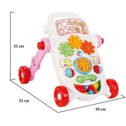 Играчка за прохождане 07539 розов Играчка за прохождане 07539 розов