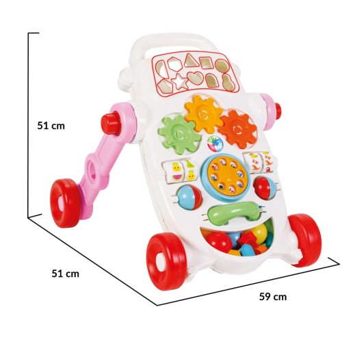 Играчка за прохождане 07539 розов Играчка за прохождане 07539 розов