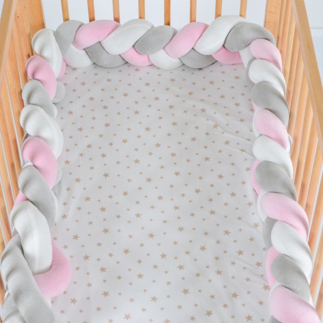 Луксозен oбиколник плитка Braidy220/13см. розов Луксозен oбиколник плитка Braidy220/13см. розов