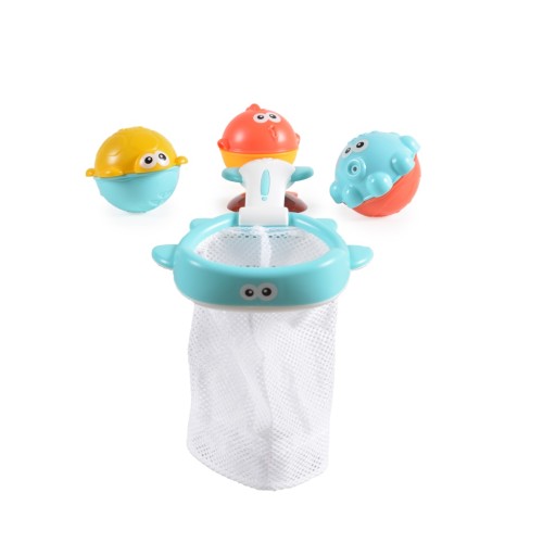 Играчка за баня кош с три играчки HE0262 Играчка за баня кош с три играчки HE0262
