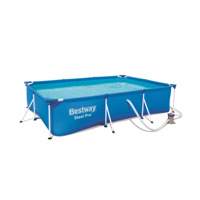 Басейн 56411 Steel Pro 3.00m x 2.01m x 66cm Басейн 56411 Steel Pro 3.00m x 2.01m x 66cm