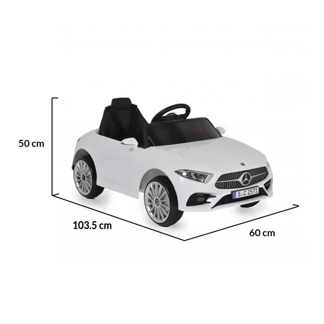 Акумулаторна кола Mercedes-Benz CLS 350 бял